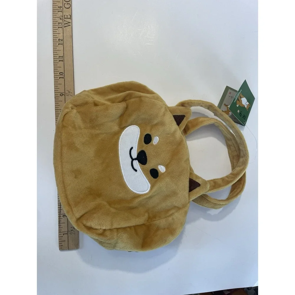 Friendshill Shibata San Shiba Inu Plush Tote‎ Bag Kawaii NWT